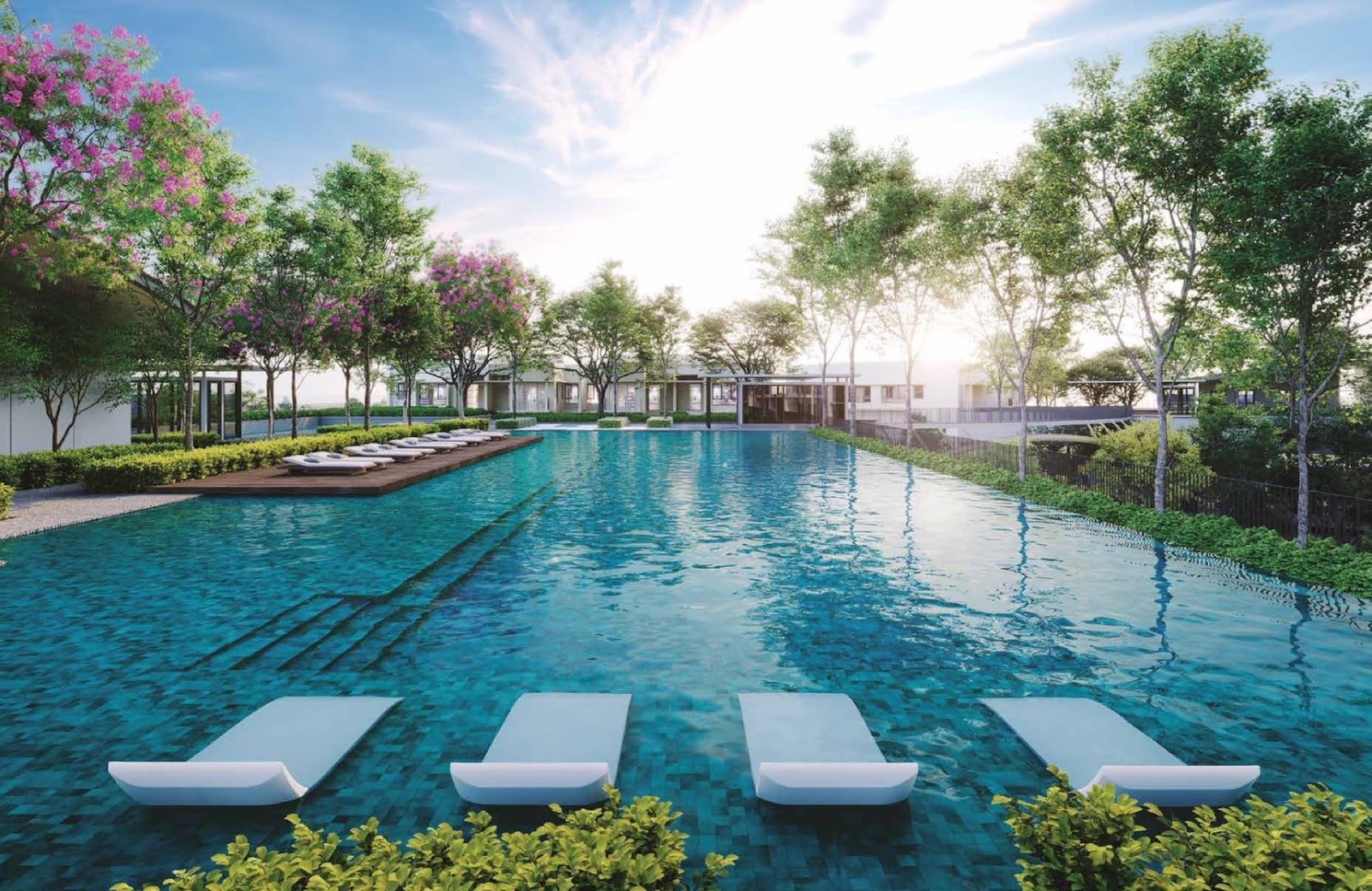 Linari swimming pool: artist's impression