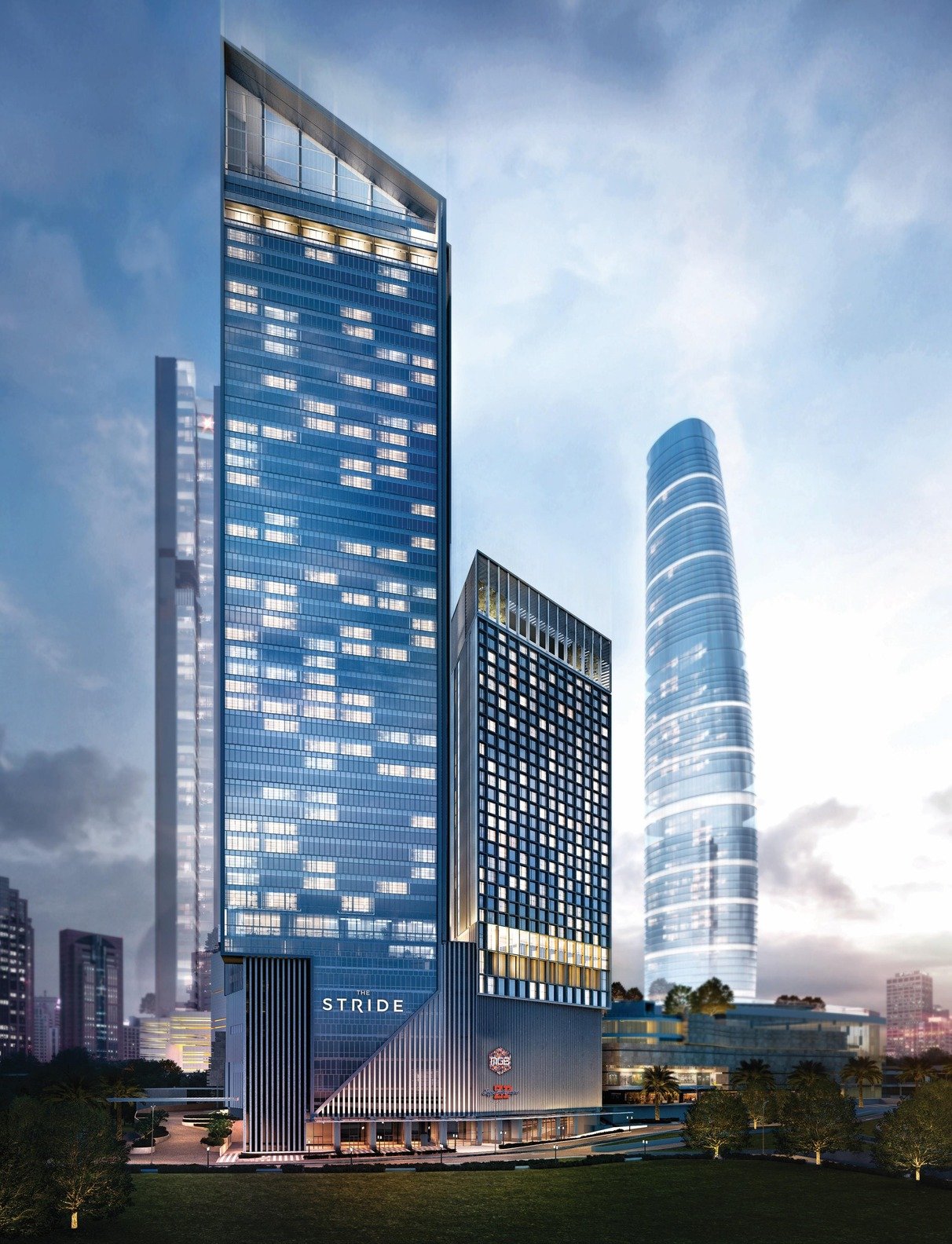 Bukit Bintang City Centre at night: artist's impression