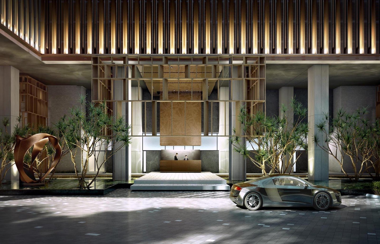 Lucentia Residences drop-off: artist's impression
