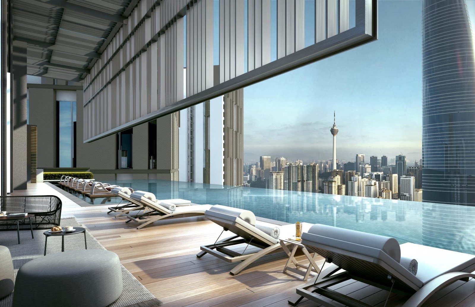 Lucentia Residences infinity pool: artist's impression