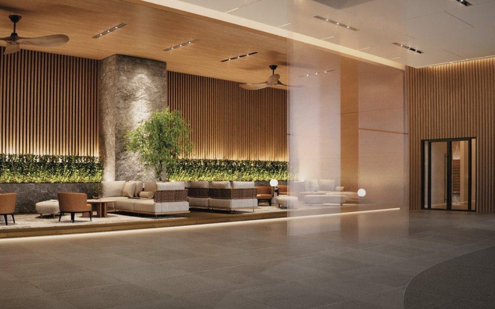 Luminar Residence lobby: artist's impression