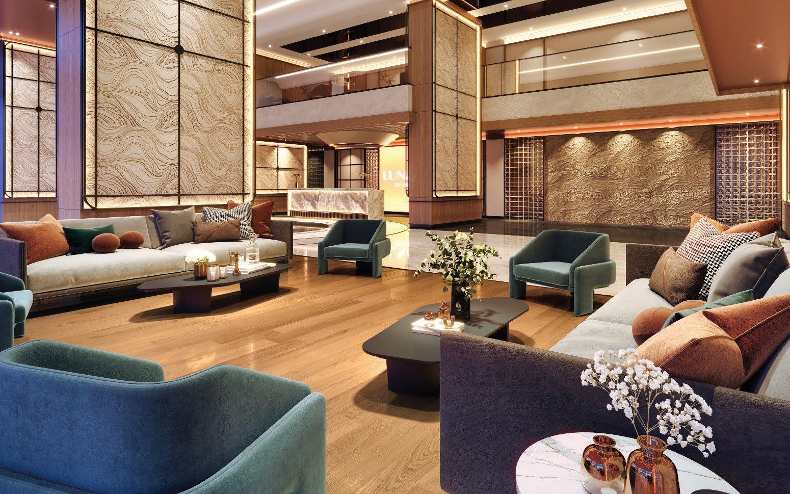 Lunar Seputeh grand lobby: artist's impression