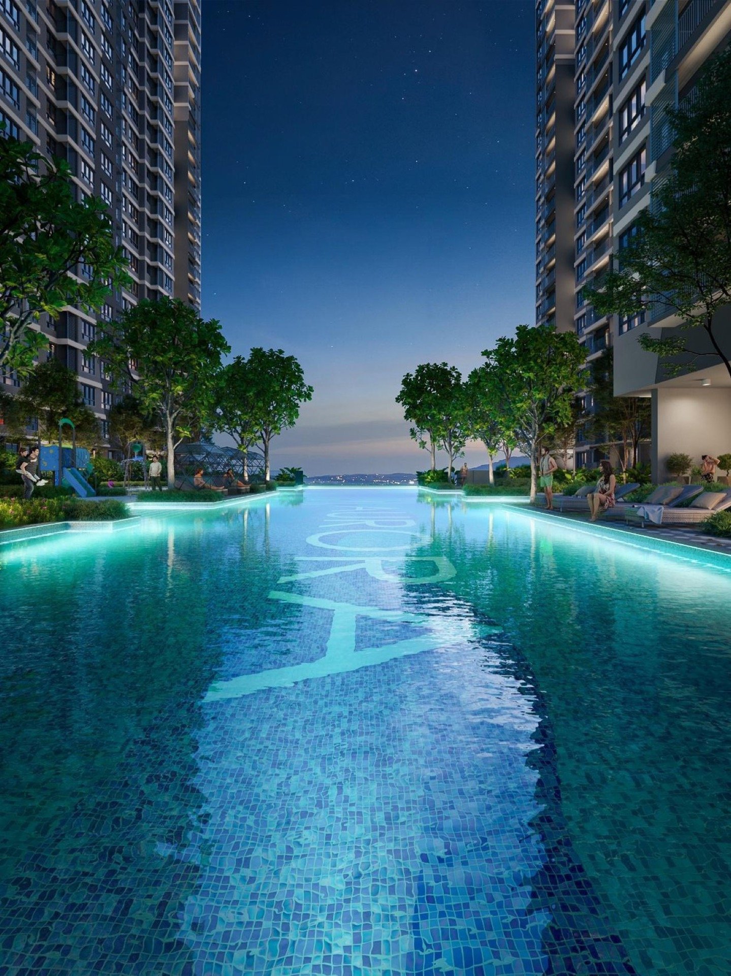 M Aurora 50 m lap pool: artist's impression