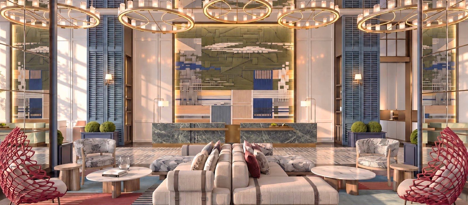 MABA Suitez lobby lounge: artist's impression