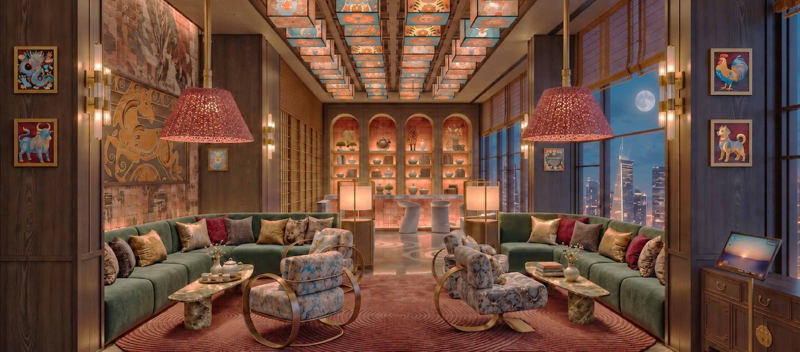 MABA Suitez lounge: artist's impression