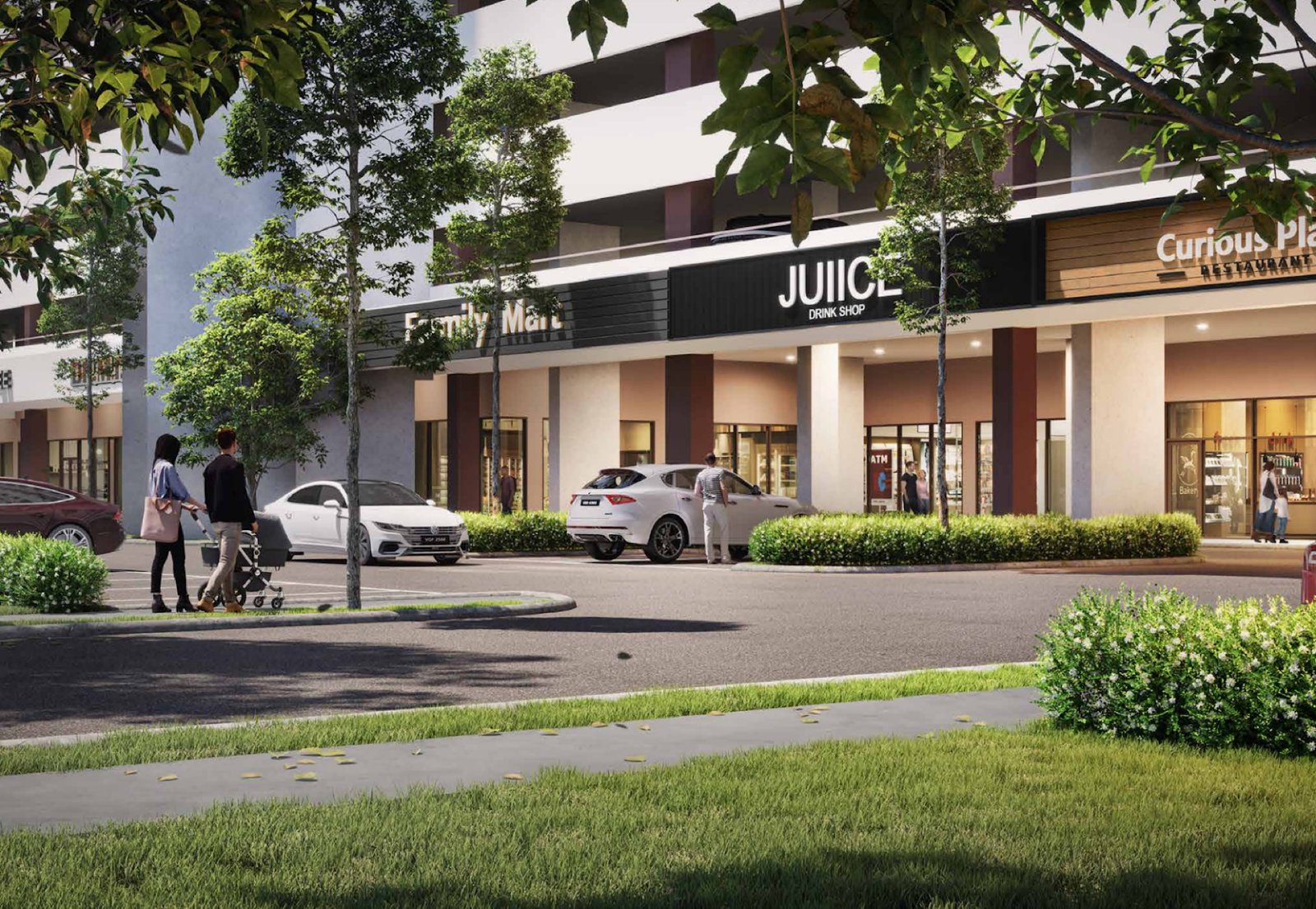 Myra Senja ground-floor shops: artist's impression