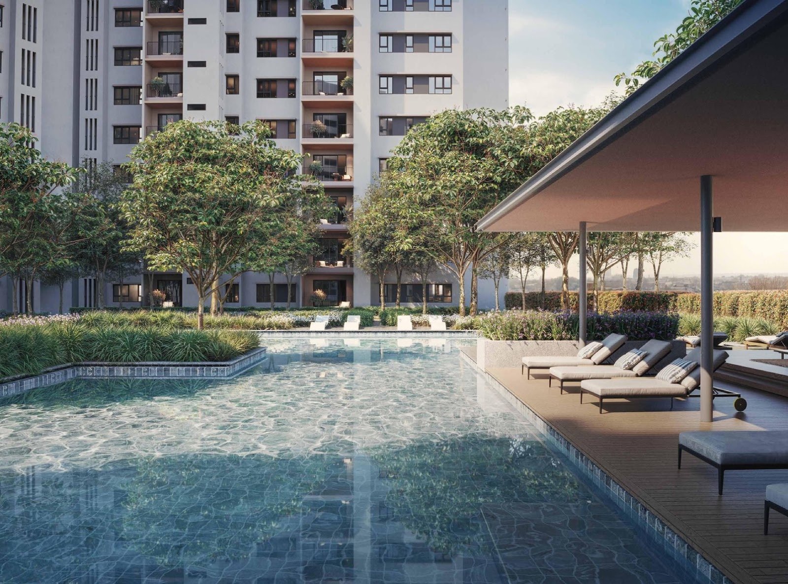 Myra Senja lap pool and pavilion: artist's impression