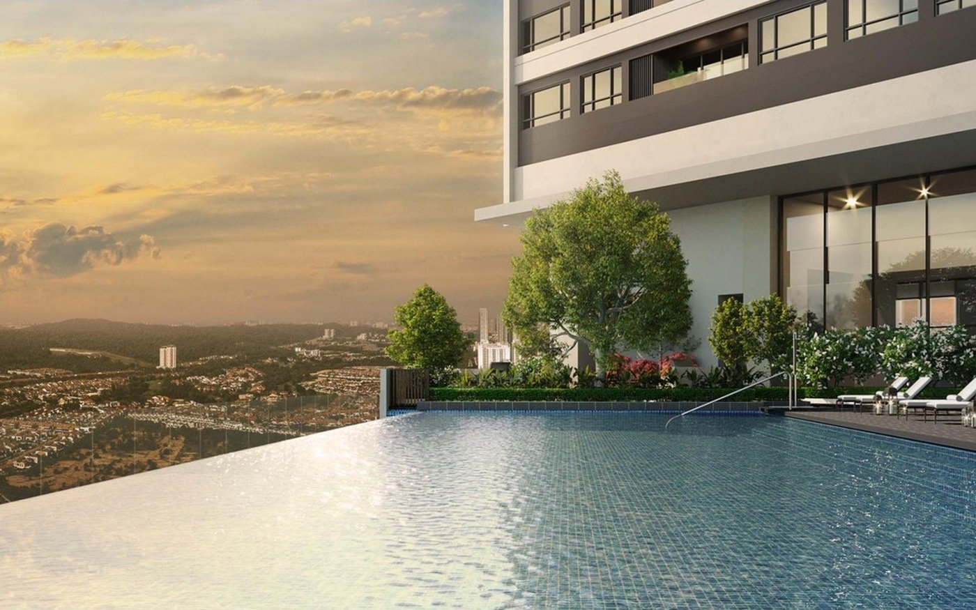 Park Green Pavilion Bukit Jalil infinity pool: artist's impression