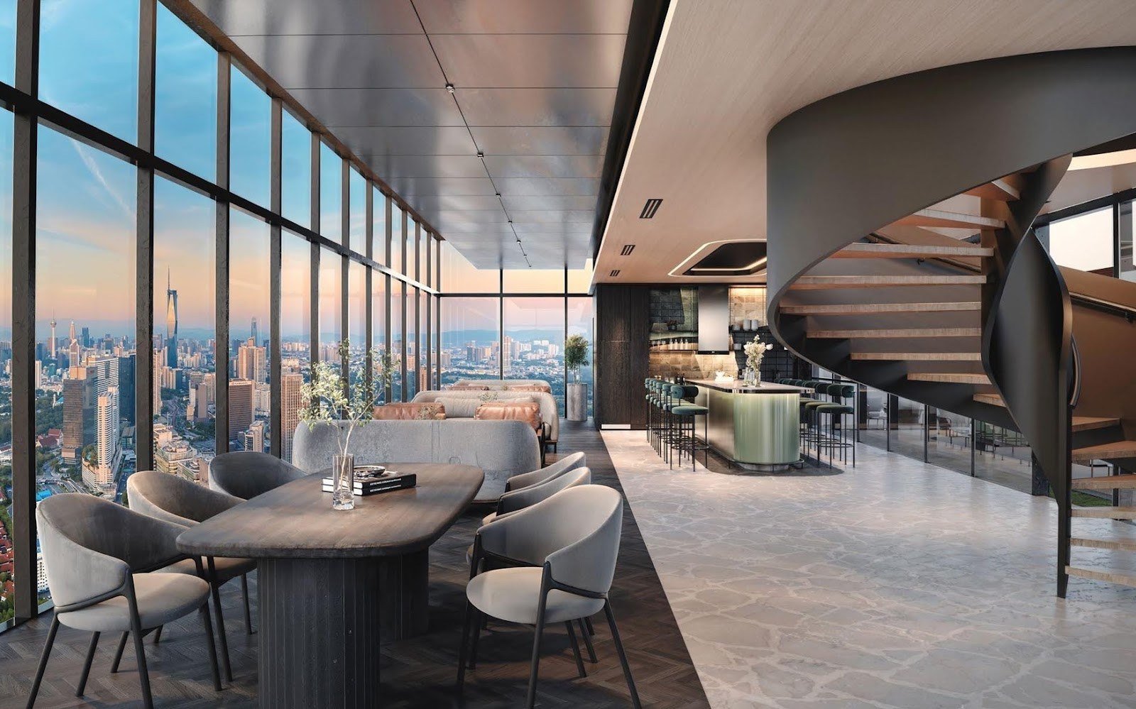 Parkside Residences sky lounge: artist's impression