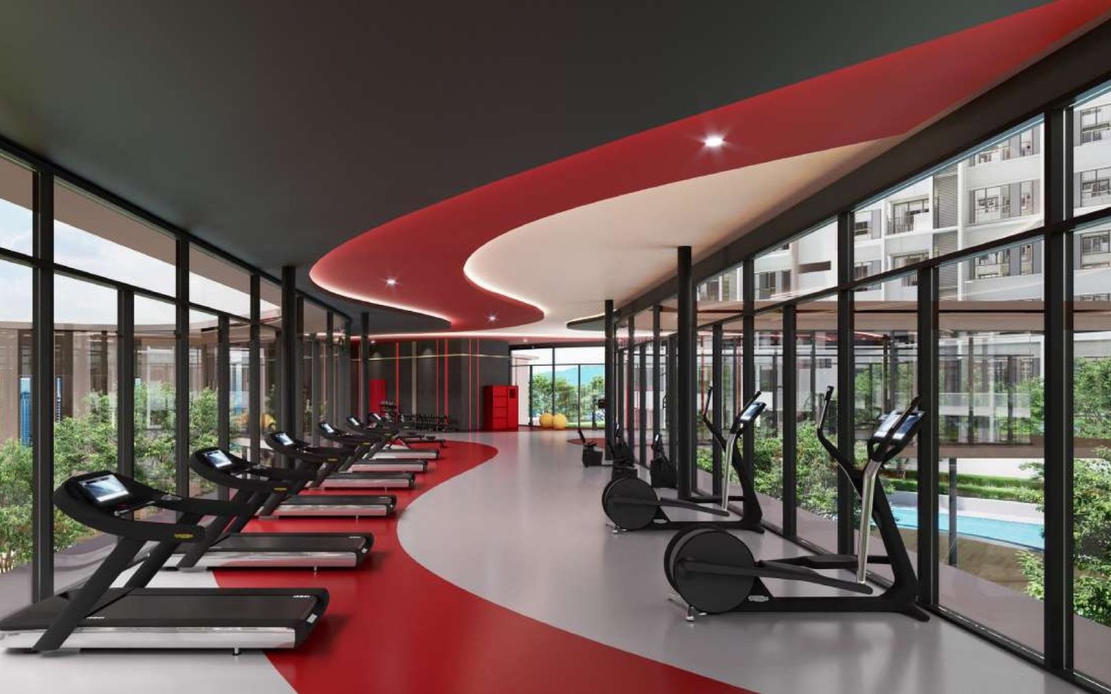 The Queenswoodz gym: artist's impression