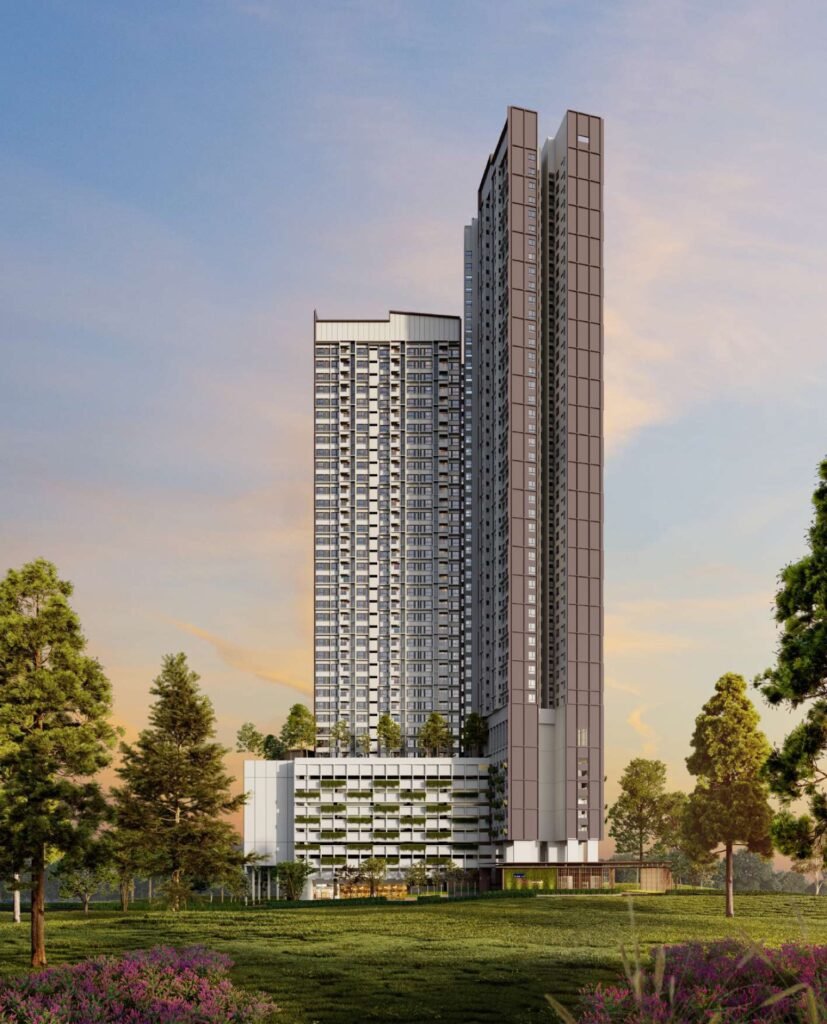 The Queenswoodz, Bukit Jalil: artist's impression of the two towers