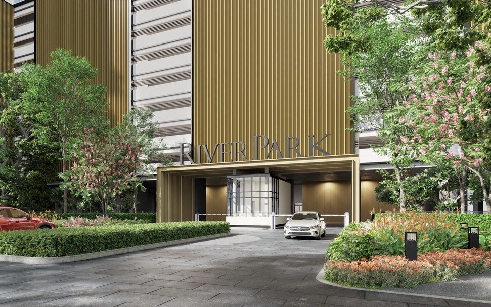 River Park Bangsar South entrance and drop-off: artist's impression