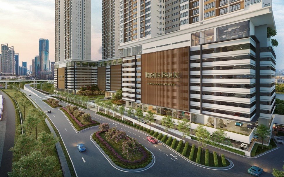 River Park Bangsar South frontage and driveway: artist's impression