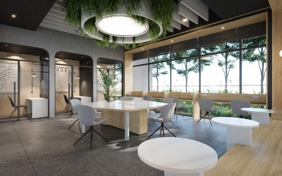 River Park Bangsar South library and virtual office: artist's impression