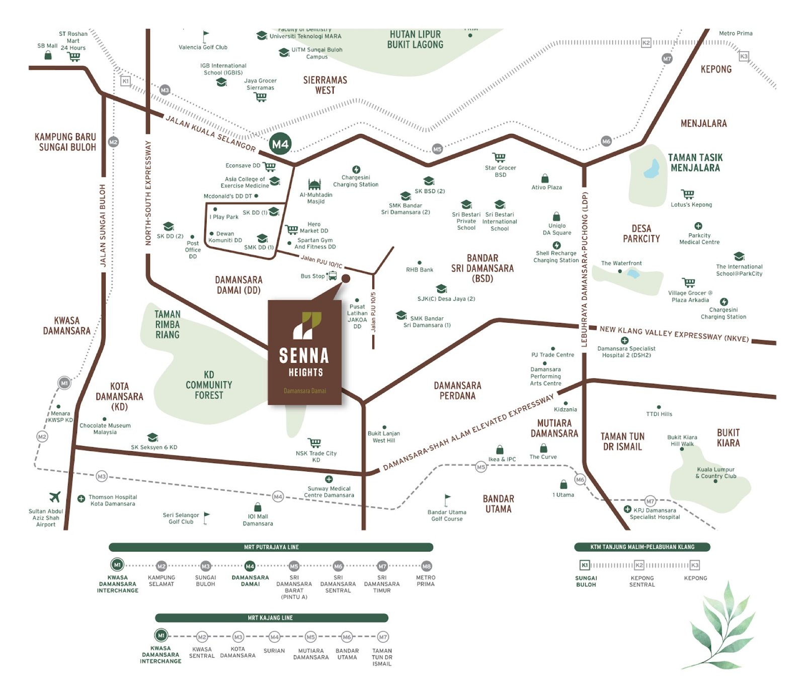 Senna Heights location map
