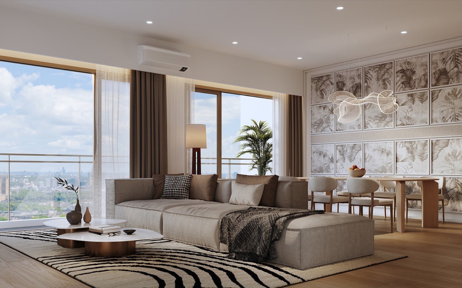 Senna Heights living room: artist's impression
