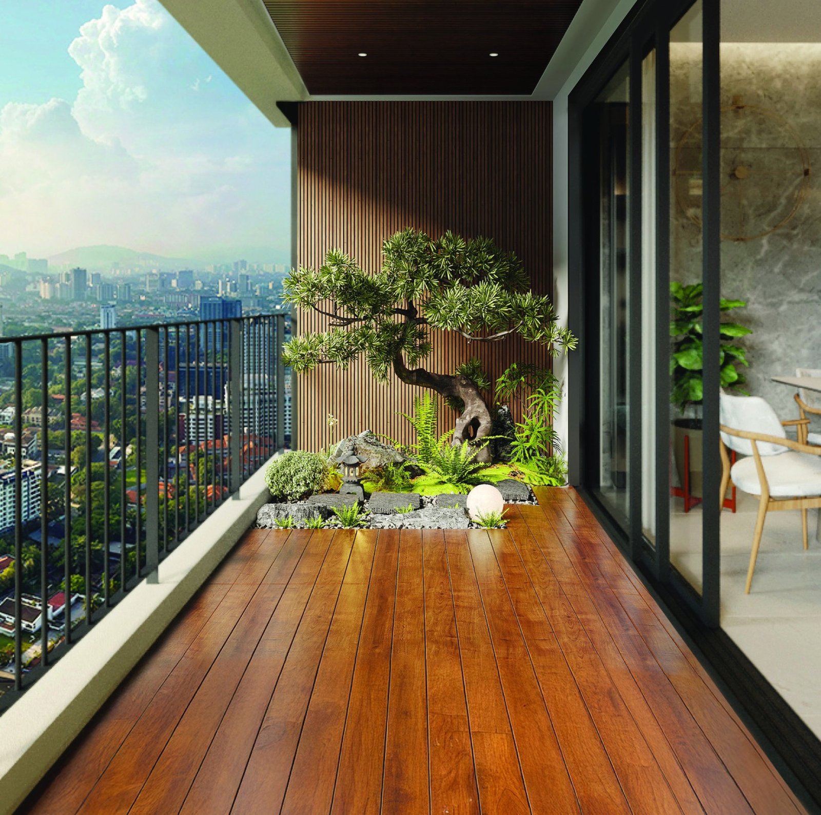 Stellar Damansara balcony: artist's impression