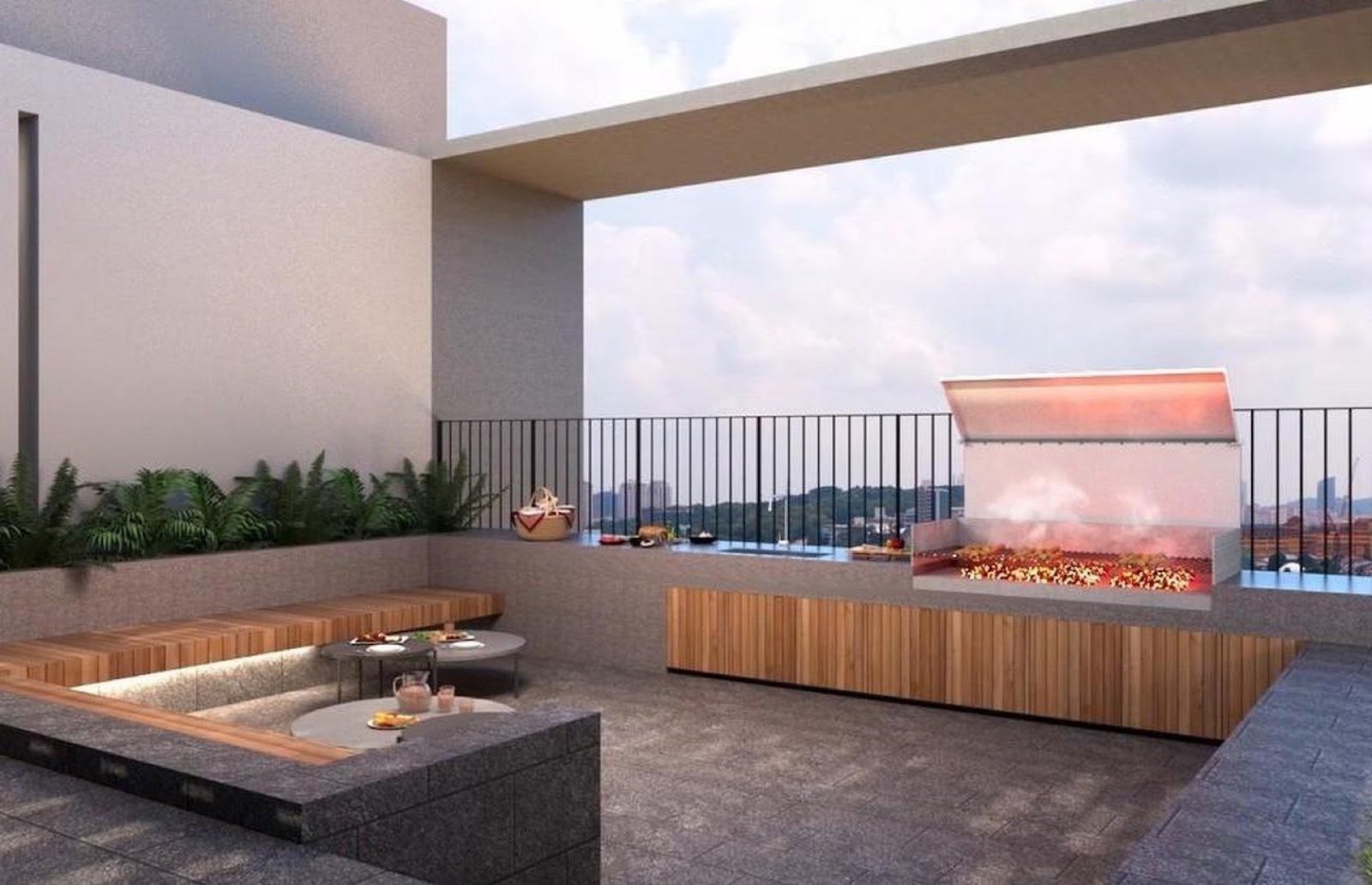 Stellar Damansara sunken BBQ deck: artist's impression