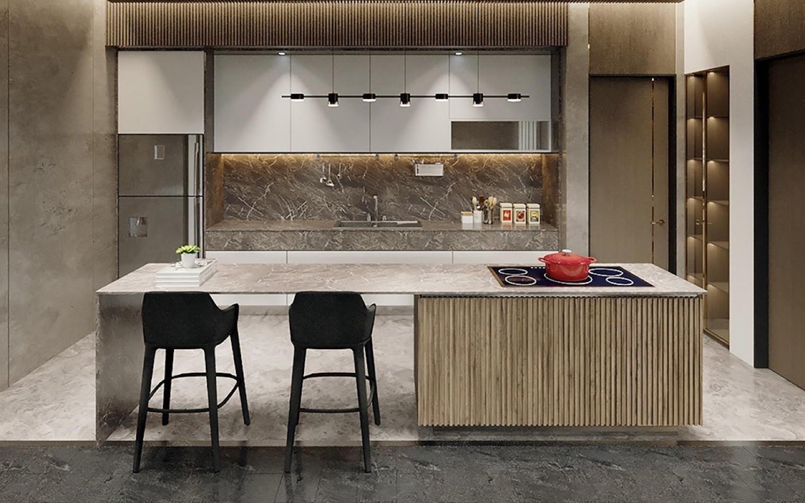 Stellar Damansara dry kitchen: artist's impression