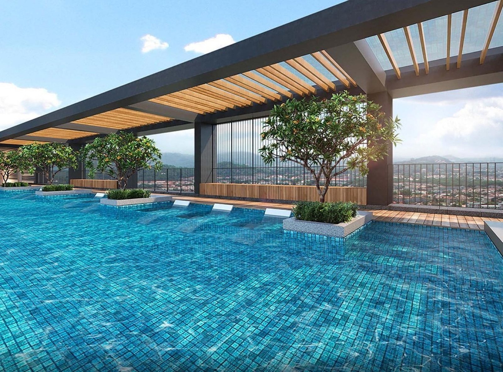 Stellar Damansara infinity pool: artist's impression