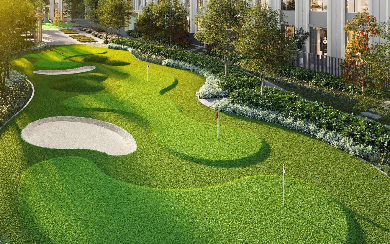 Stellaris @ Riana Dutamas mini golf putting green: artist's impression