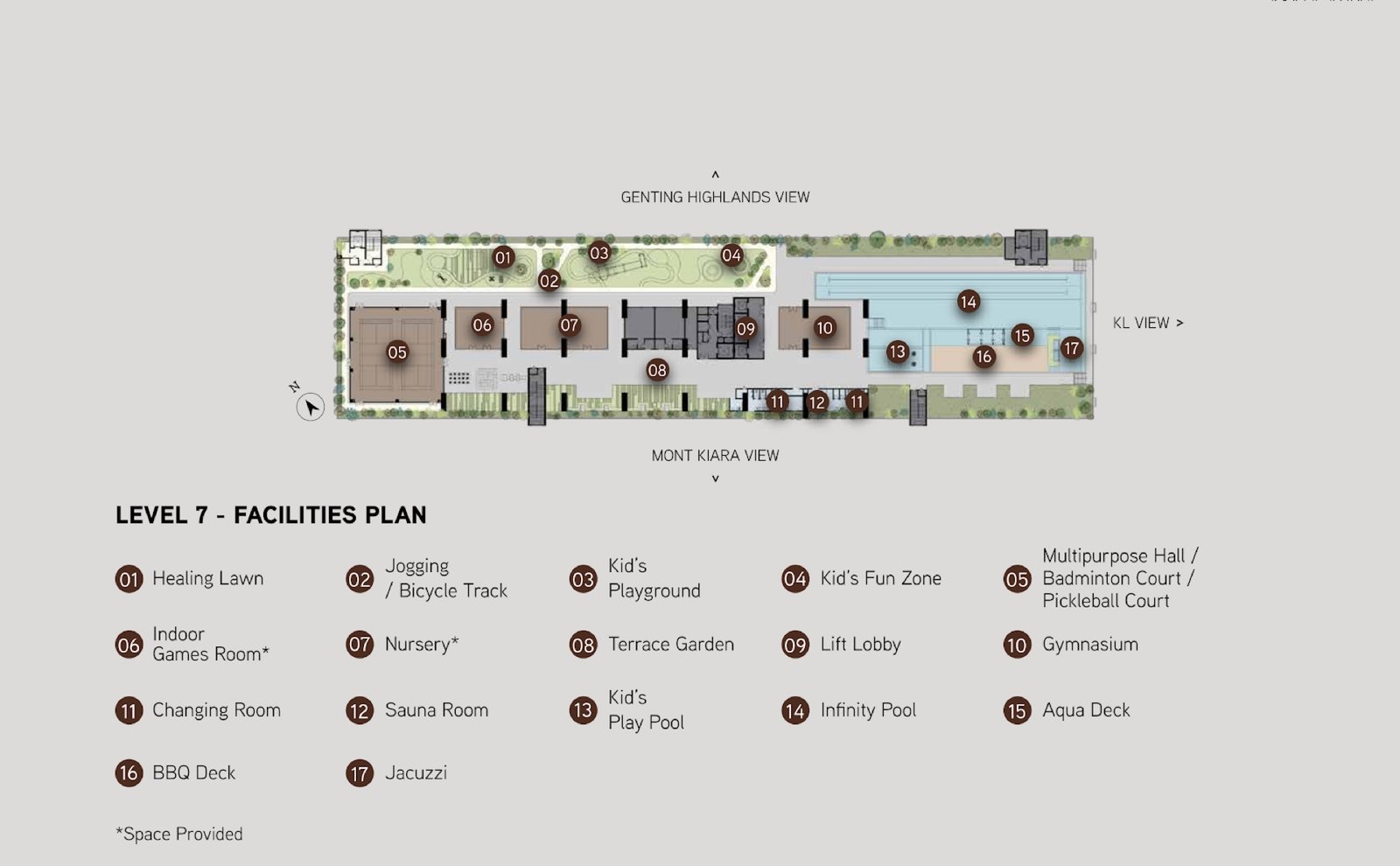 Tangen Residences Level 7 facilities plan