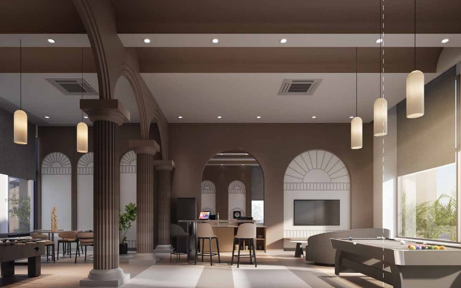 The Aldenz games room: artist's impression