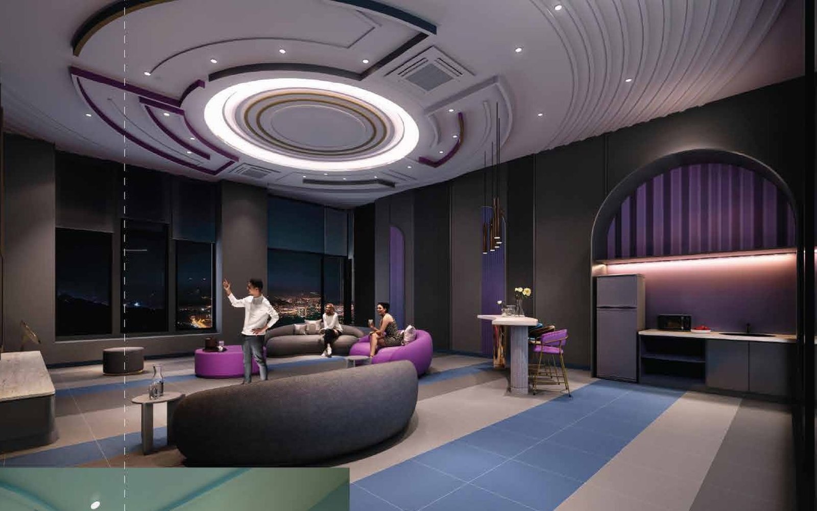 The Aldenz karaoke room: artist's impression