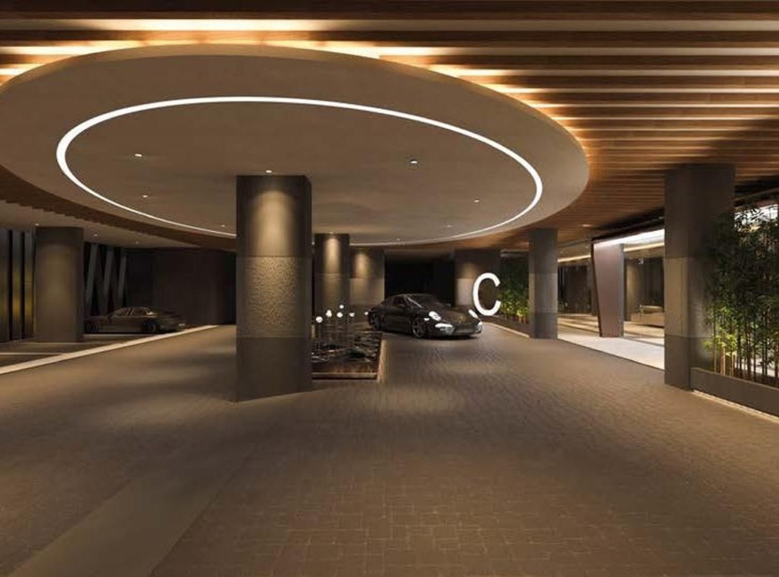 The Atas Residences covered drop-off: artist's impression