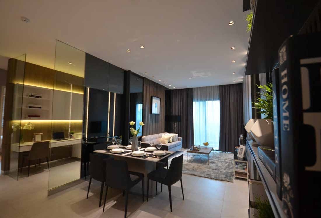 The Goodwood Residence show unit living and dining area