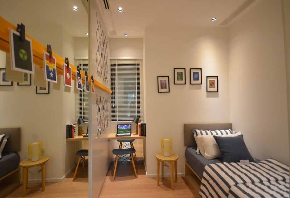 The Goodwood Residence show unit bedroom with study desk