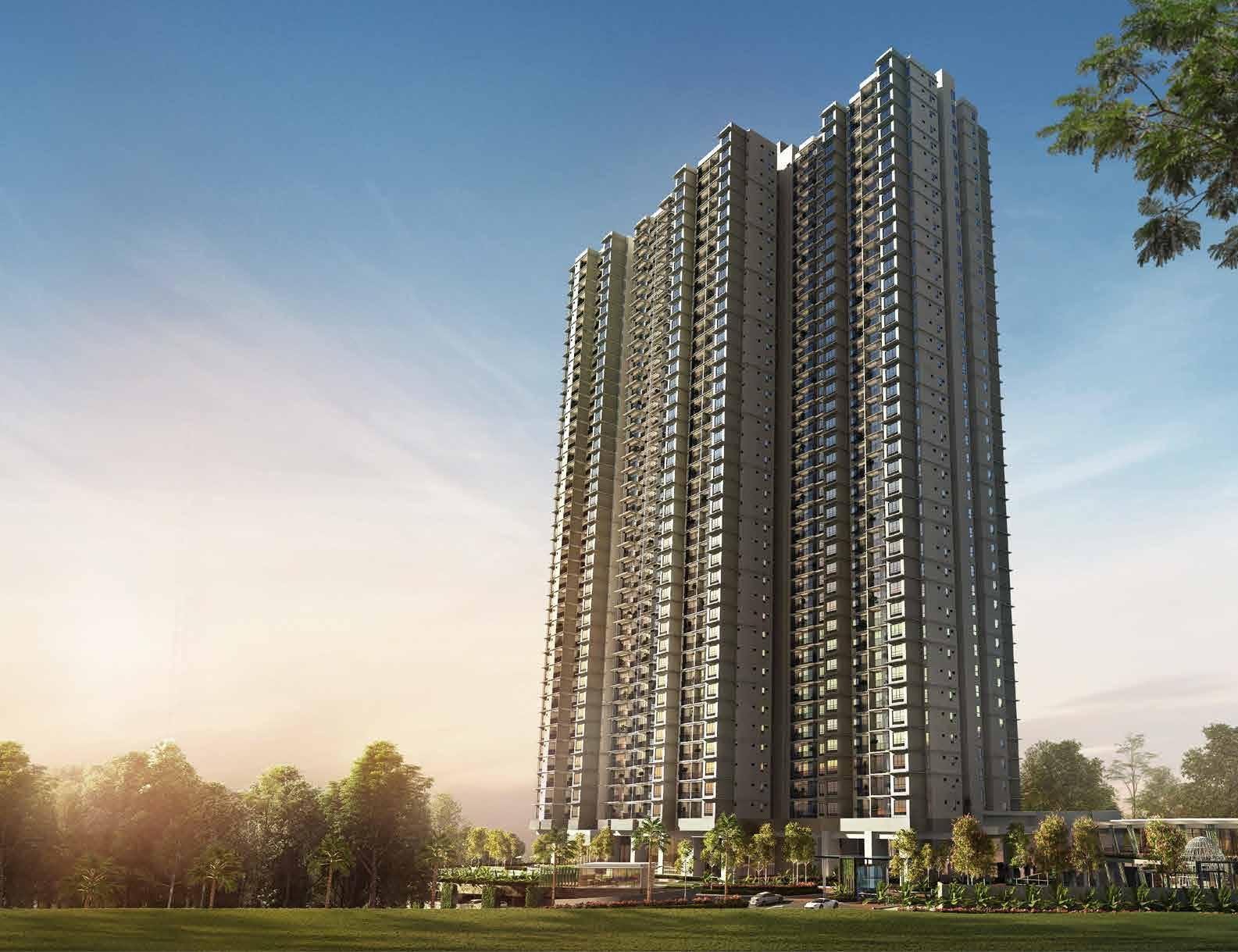 The Goodwood Residence, Bangsar South: artist's impression of the tower