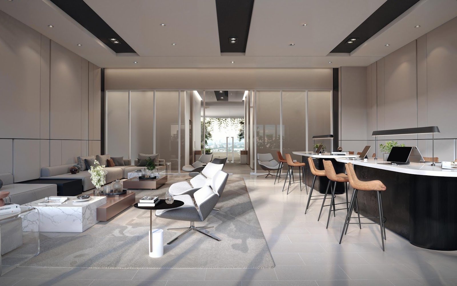 Times Square 2 lounge: artist's impression