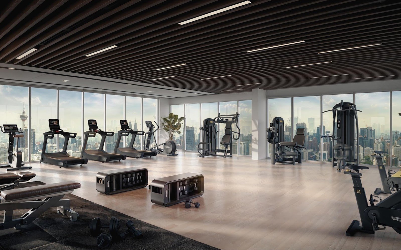 Times Square 2 sky gym: artist's impression