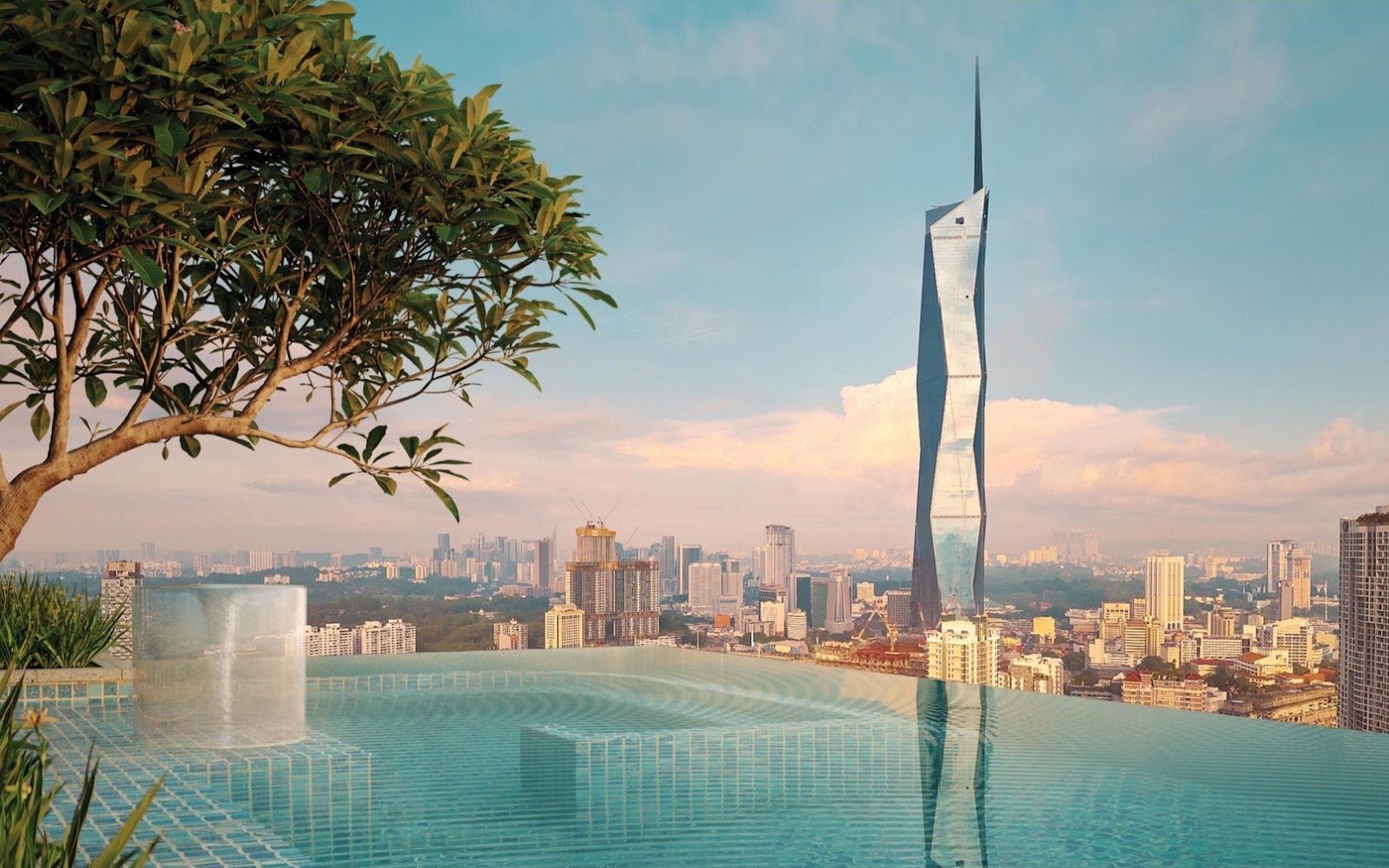 Times Square 2 sky whirlpool: artist's impression