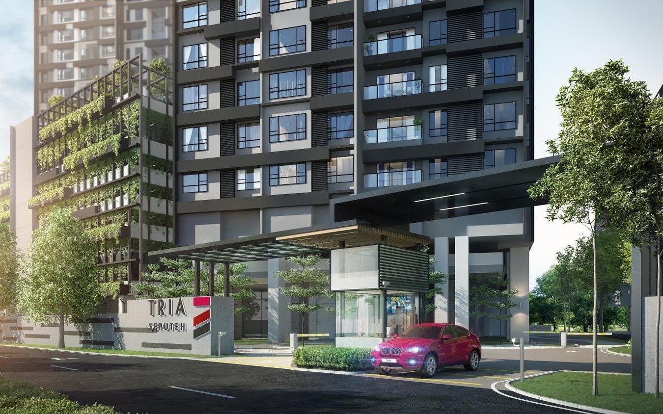 TRIA Seputeh entrance and drop-off: artist's impression