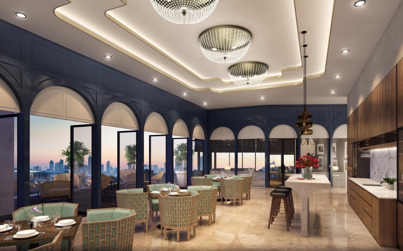TRIA Seputeh private clubhouse lounge and dining area: artist's impression