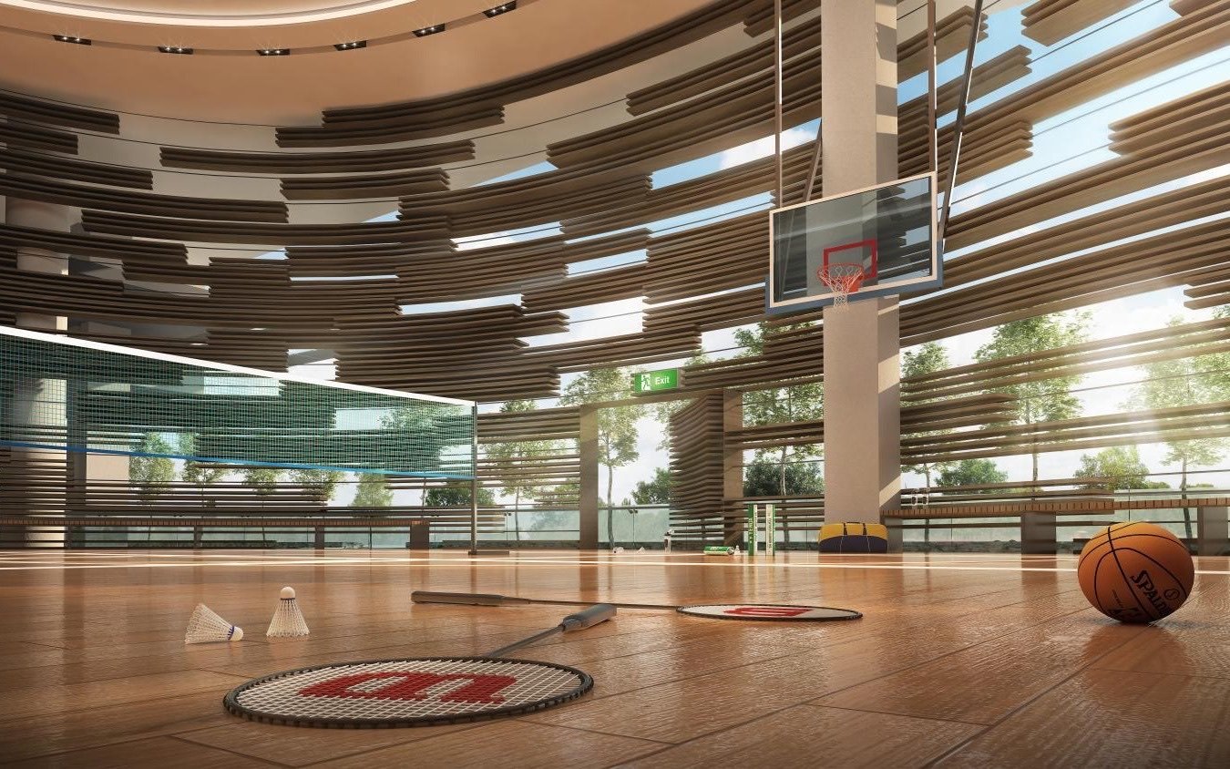 TRIA Seputeh badminton and basketball court: artist's impression