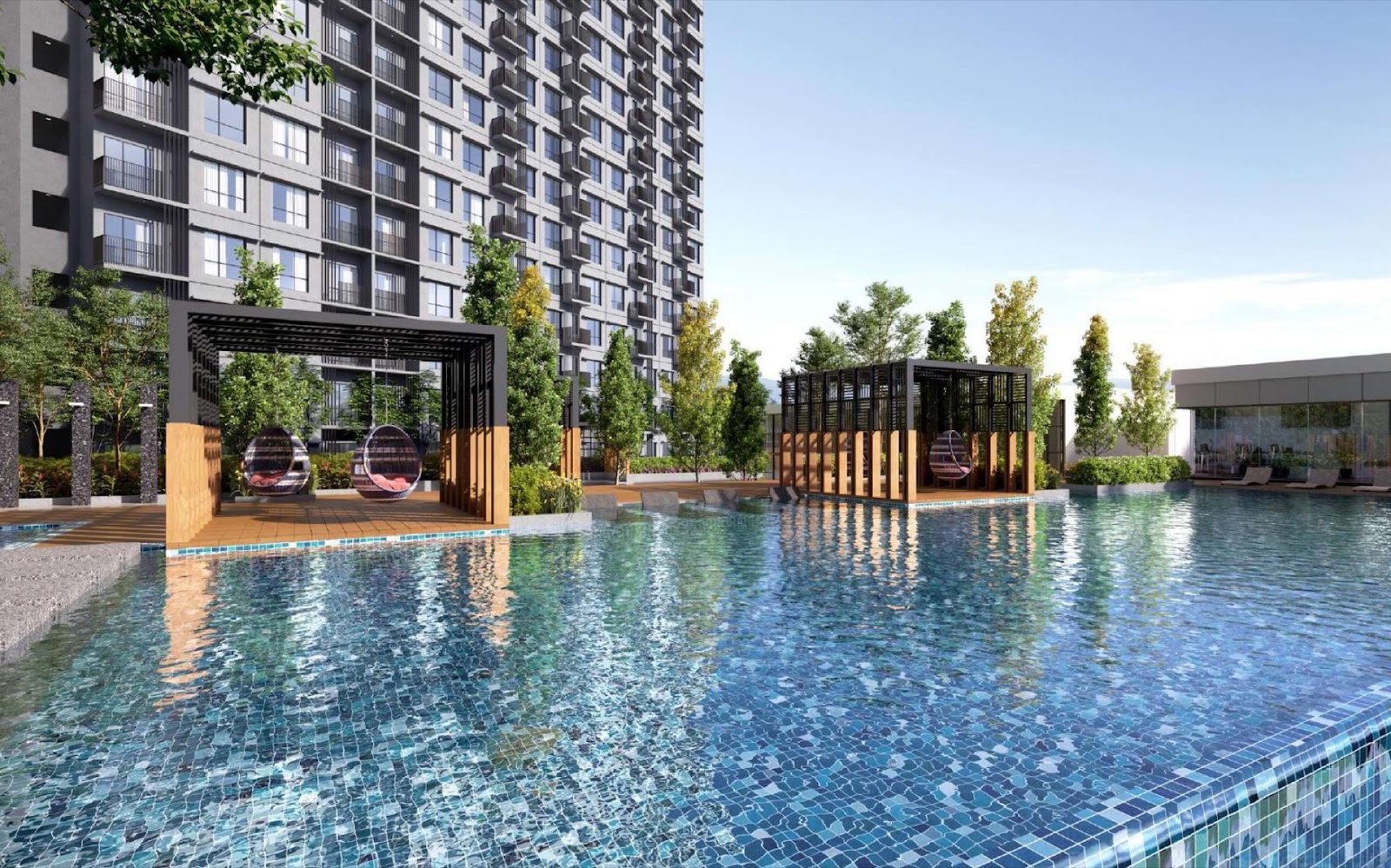 Tujuh Residences swimming pool: artist's impression