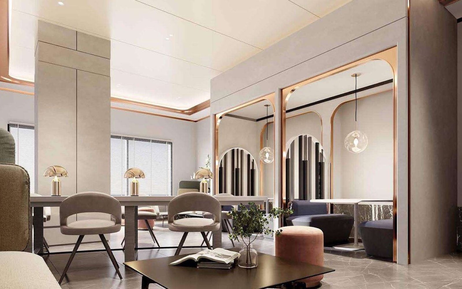 Tujuh Residences waiting lounge: artist's impression