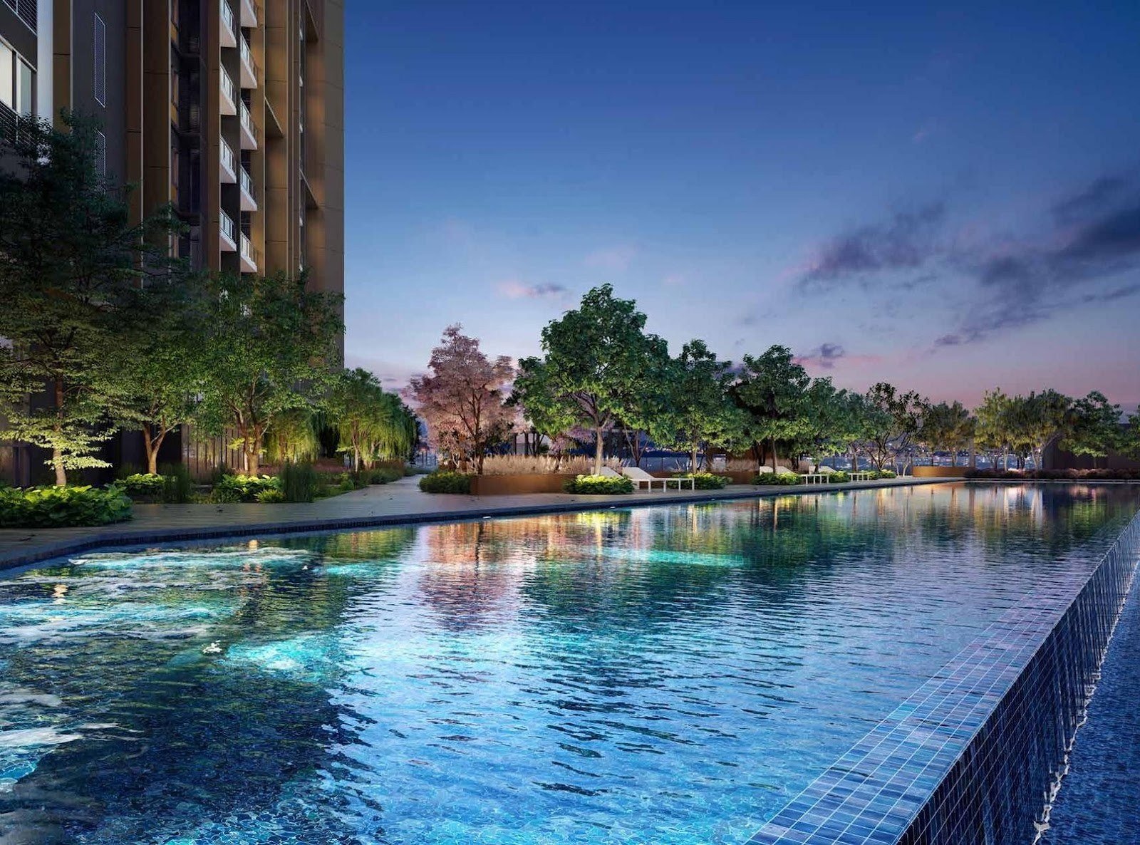 Vox Residence swimming pool: artist's impression