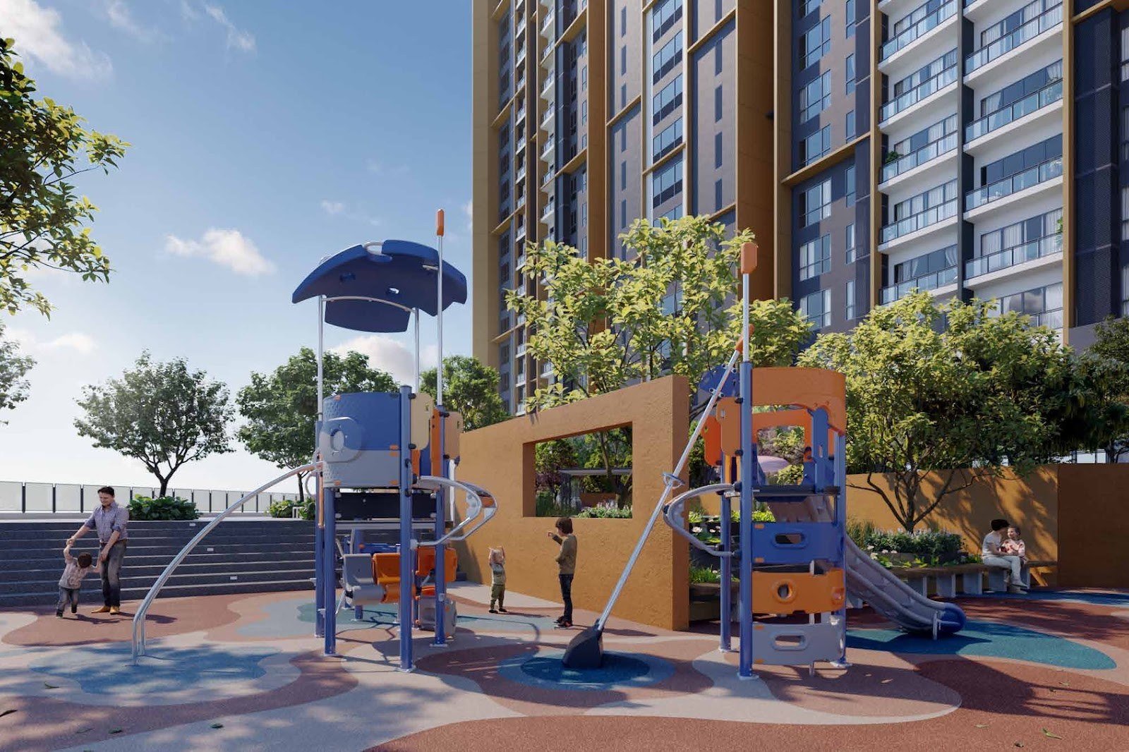 Vox Residence children's play area: artist's impression