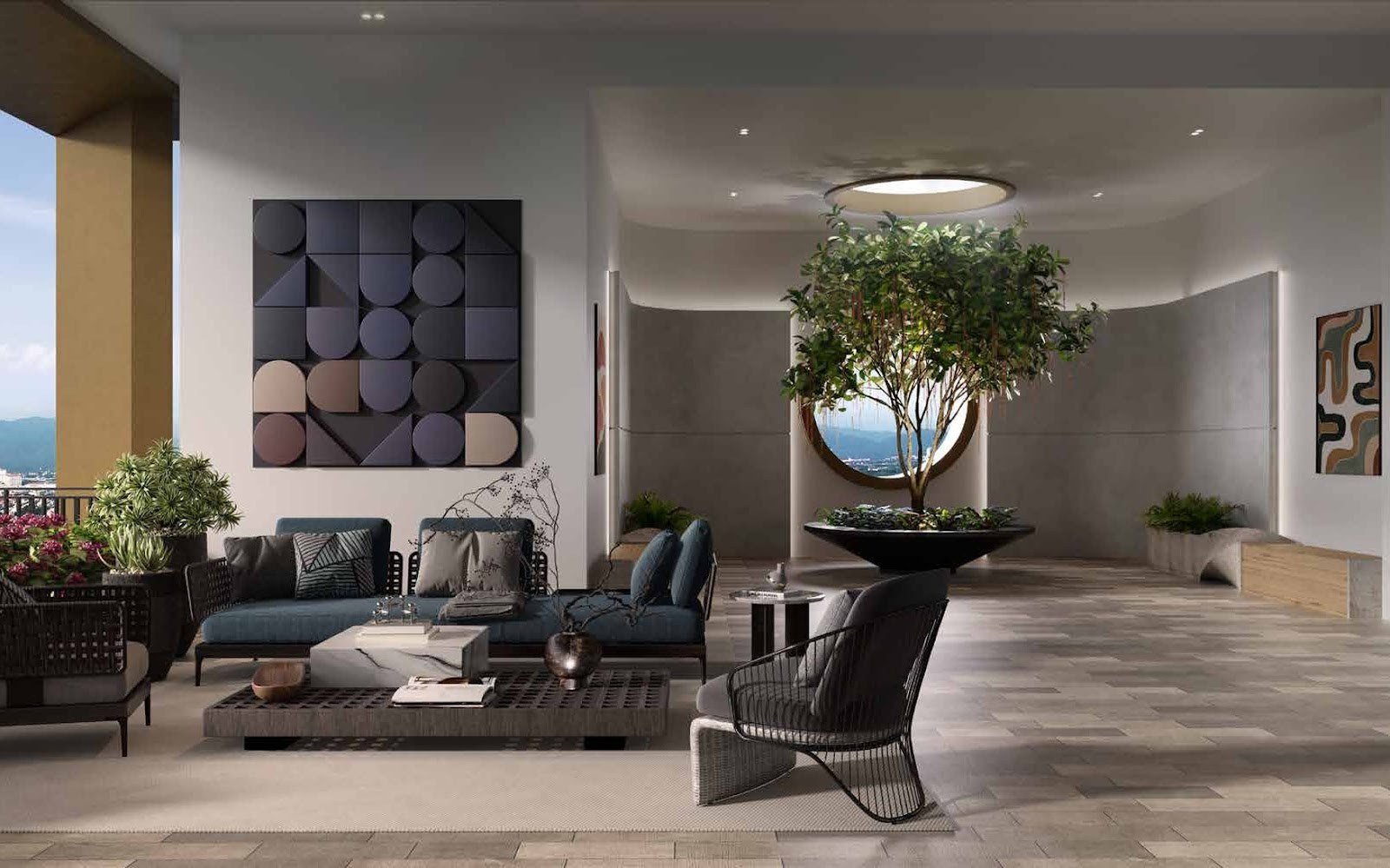 Vox Residence residents' lounge: artist's impression