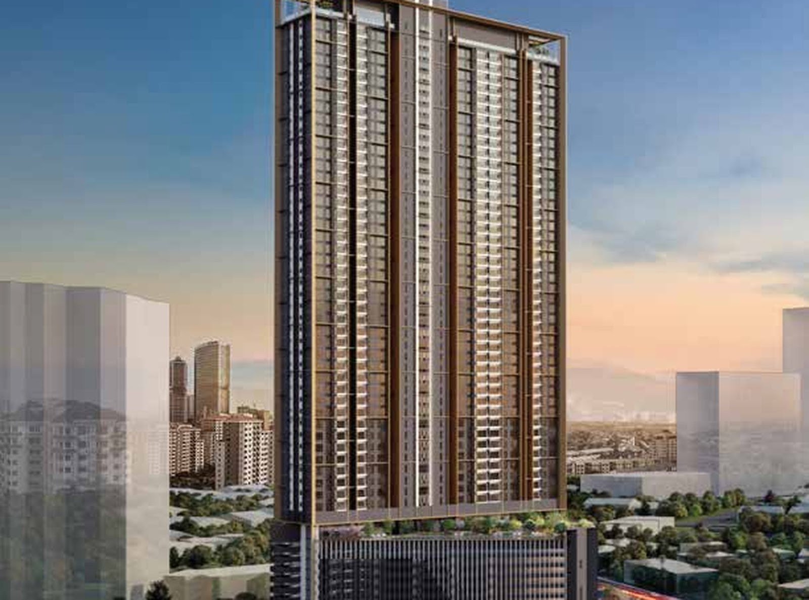 Vox Residence, Sentul: artist's impression of the tower